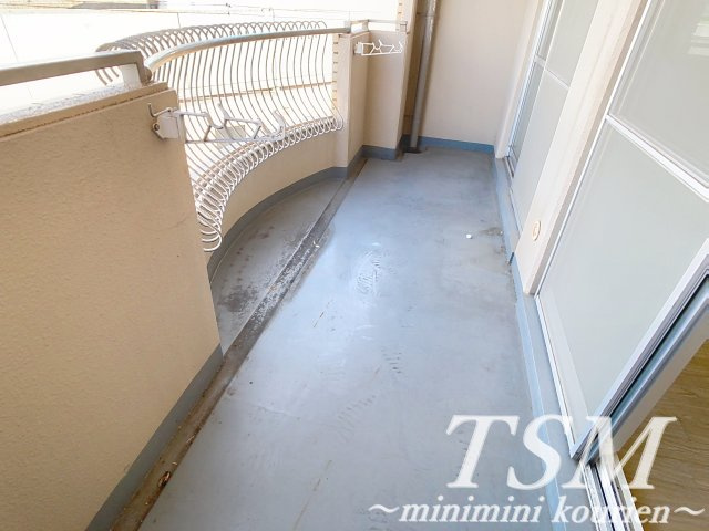 八坂一番館のバルコニー
