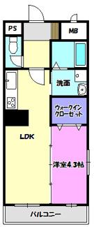 【間取り】 | Ｋ．ライツェント