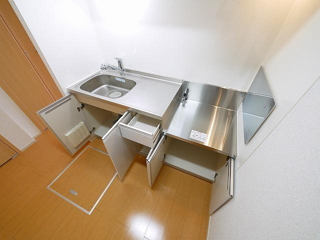 フォンテーヌ　Ｎ－Ⅴのキッチン|お料理しやすいキッチンです