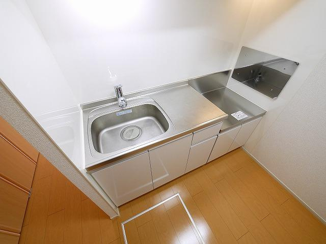 フォンテーヌ　Ｎ－Ⅴのキッチン|きれいなキッチンです