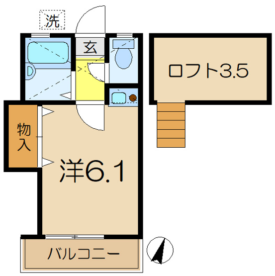 【間取り】 | グリーンホーム３
