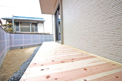 【外観：施工例】 | 伏見区醍醐柏森町　新築戸建　2区画 | 同施工例【2号地写真】実際とは異なります。