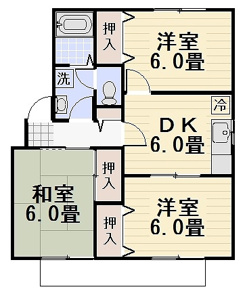 広さと使いやすさのある３DKです☆