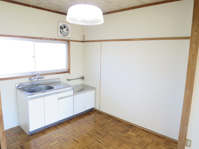 関町フラッツのキッチン|2口ガスコンロ設置可