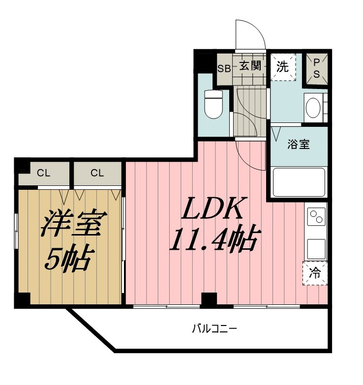 Maximas Ⅰ(マキシマス Ⅰ)の間取り