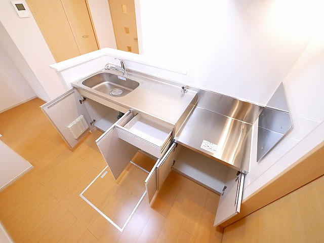 メテオール学園前のキッチン|お料理しやすいキッチンです