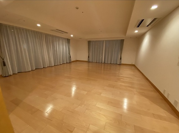 千代田区三番町の賃貸マンションの居間・リビング