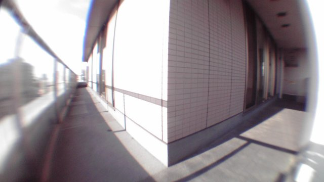 千代田区三番町の賃貸マンションのバルコニー