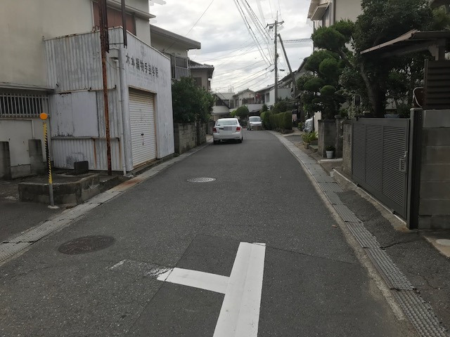 和歌山市木ノ本・土地・56145　の前面道路含む現地写真