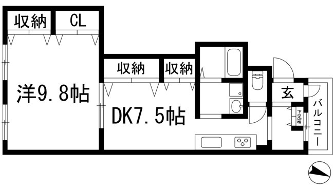 【間取り】 | 第一中村マンション
