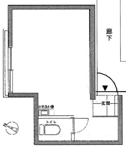 渋谷区松濤１丁目の事務所の間取り