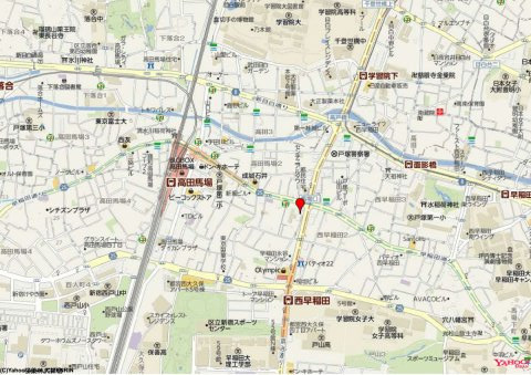 サンパークマンション高田馬場の地図