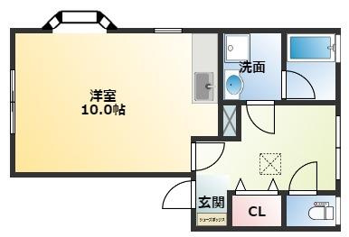 レスポワールNO.3の間取り