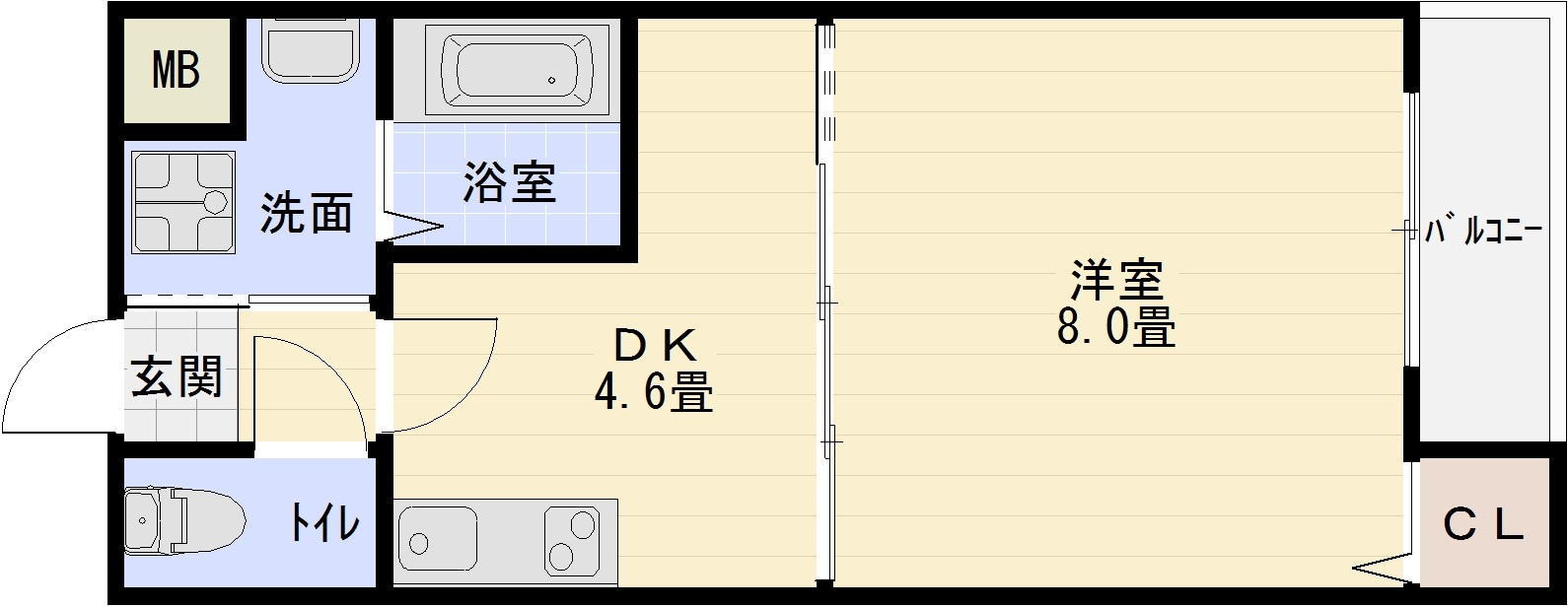 ステラウッド清州の間取り|柏原市　賃貸アパート