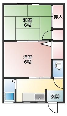 緑荘の間取り