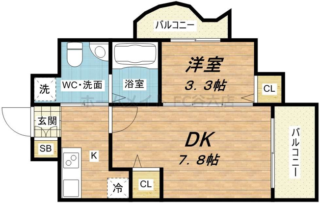 【間取り】 | セレニテ上町台