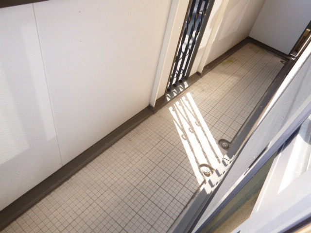 フォーチューン真壁Bのバルコニー