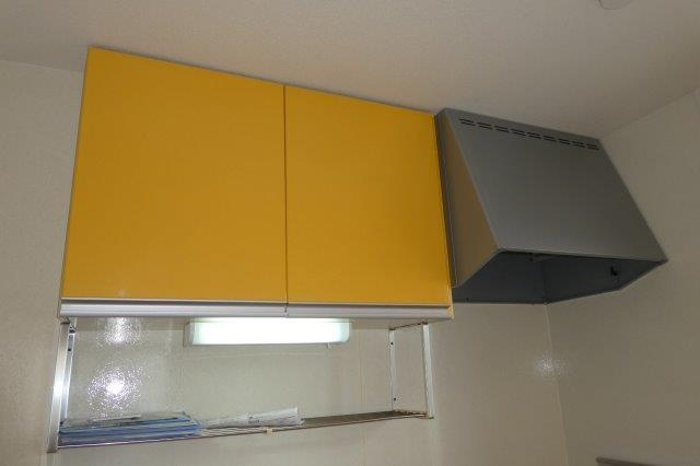 フォーチューン真壁Bのキッチン|キッチン上収納