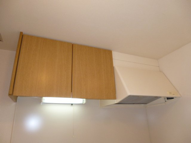 プチプラージュBのキッチン|キッチン上収納