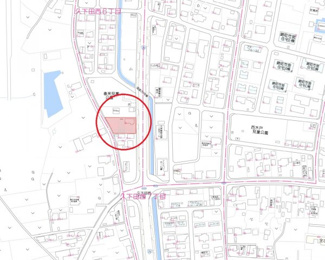 【地図】 | 真岡市久下田西６丁目　土地