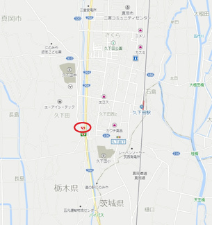 【地図】 | 真岡市久下田西６丁目　土地