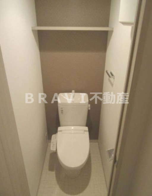 S-RESIDENCE緑橋駅前（エスレジデンス緑橋駅前）　BRAVI不動産のトイレ|【S-RESIDENCE緑橋駅前】コンパクトで使いやすいトイレです