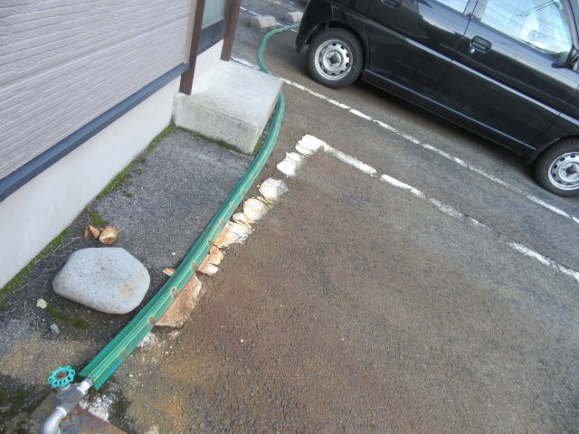 ハイツオカダの駐車場|融雪駐車場になっております