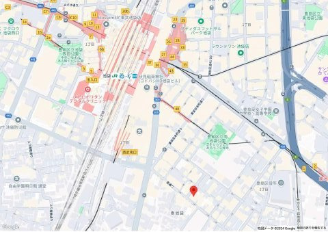第６・７中野ビルの地図
