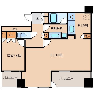 【間取り】 | THE UMEDA TOWER