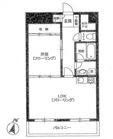 グランドメゾン新宿東の間取り