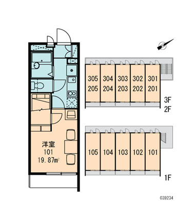 【区画図】 | 湊町ＬＡ１