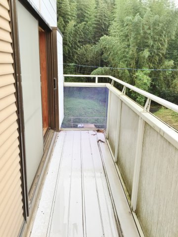 東金貸家のバルコニー