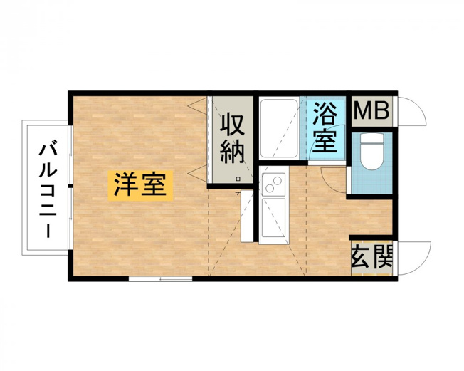 【間取り】 | コーポセゾンⅢ