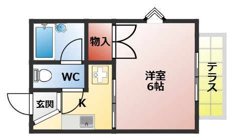 フェニックスハイツＣ棟の間取り|人気の角部屋