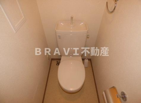 プレサンス心斎橋モデルノ　BRAVI不動産のトイレ|【プレサンス心斎橋モデルノ】トイレもきれいです