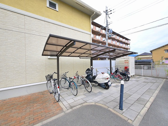 フォンティーヌのその他共用部分|広さに余裕がある駐輪場