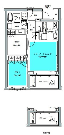 【間取り】 | ザ・パークハウス広尾羽澤