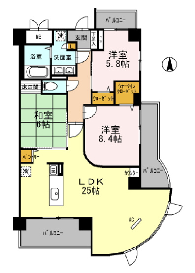 【間取り】 | イーグル山手