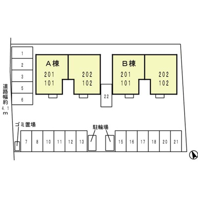 【区画図】 | エスポアールメゾン