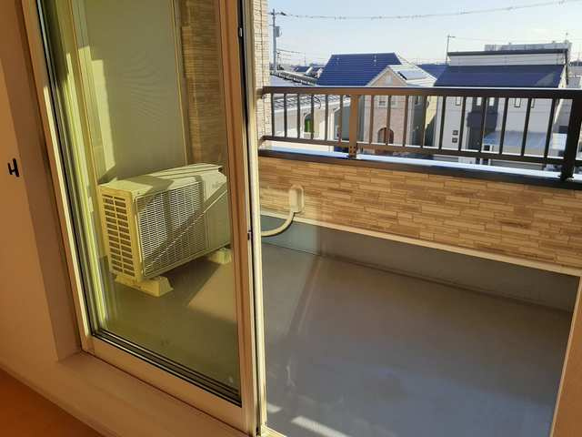 サンパティークAのバルコニー