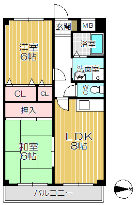 【間取り】 | メルクマール大西