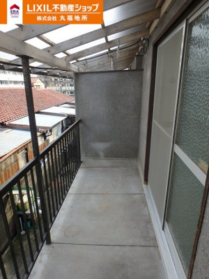 【バルコニー】 | 前田貸家北から２軒目 | お洗濯にも便利なバルコニー付き