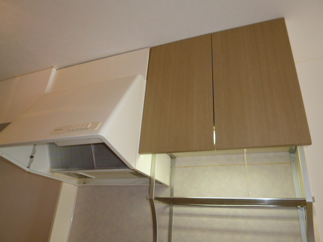 グランデカーサのキッチン|キッチン上収納