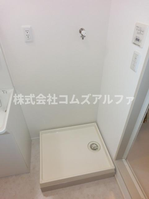カプリージェの洗面所|カプリージェ　洗濯機置場