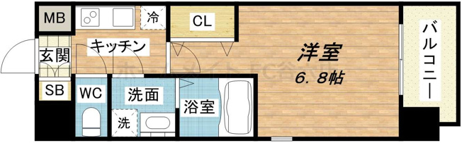 【間取り】 | レジュールアッシュ玉造