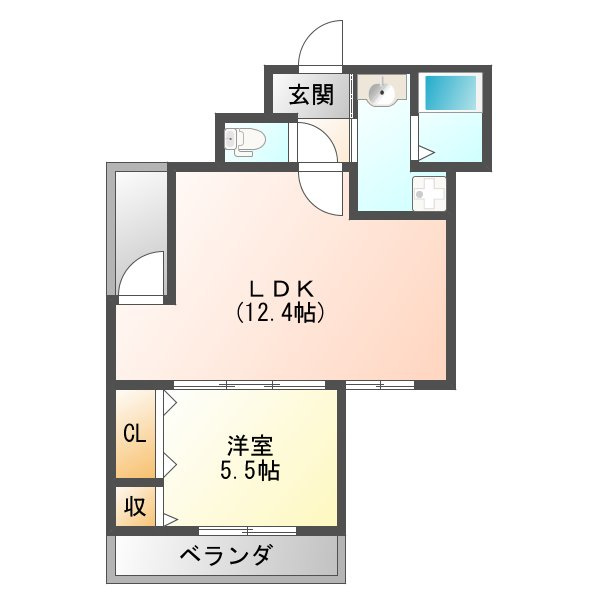 フジパレス野里の間取り