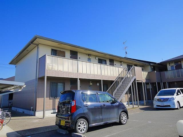 サンクコール朝和　A棟の外観|外観は落ち着いています