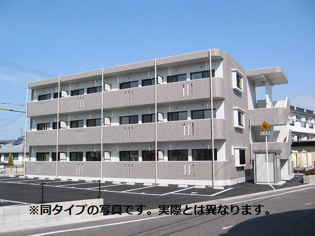 総社市真壁の賃貸マンションの外観