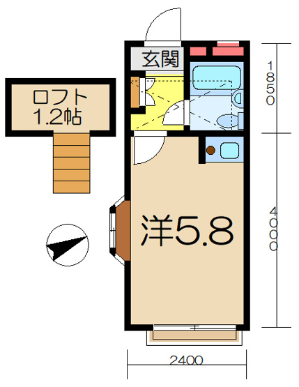 【間取り】 | スカイピア弘明寺