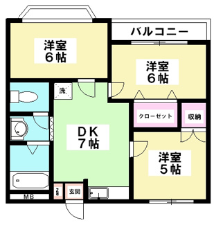 【間取り】 | マウントヴィレッヂⅤ